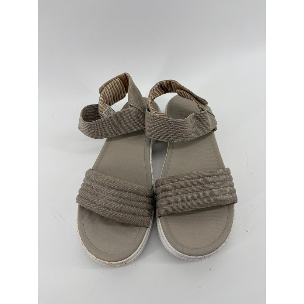 Skechers BOBS, Washable Canvas Sandals Plush‎ Foam Insoles, Women's Size 10